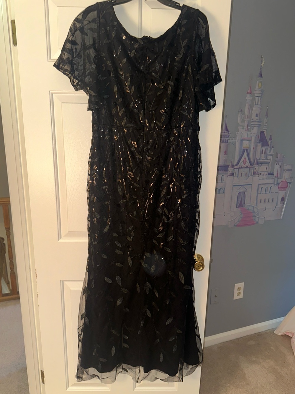 Women’s Formal Black Dress - Picture 4 of 8